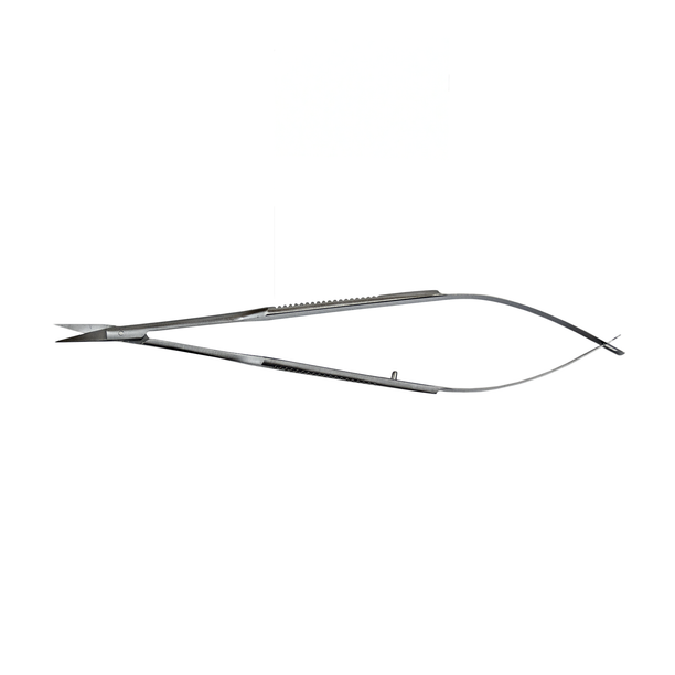 Delasco MS-15 Micro Scissors 6 in Curved 12mm Serrated