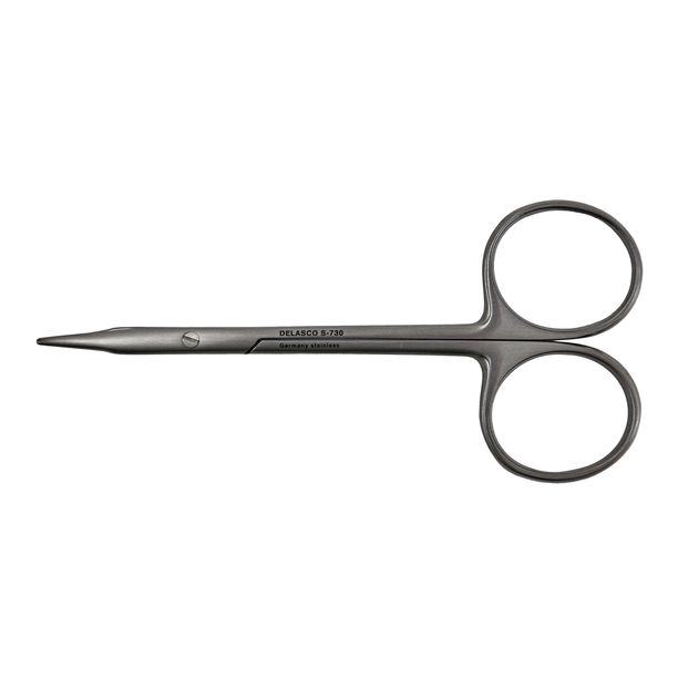 Delasco S-730 Stevens Scissors 4.25 in Straight 20mm Blunt/Blunt