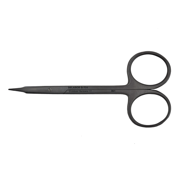Delasco S-731 Stevens Scissors 4.25 in Curved 20mm Blunt/Blunt