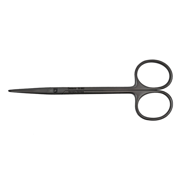 Delasco S-562 Metzenbaum Scissors 4.5 in Curved 25mm