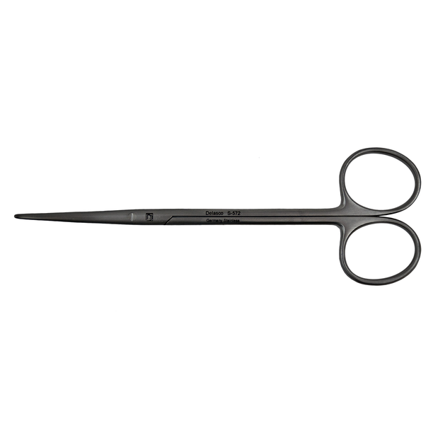 Delasco S-572 Metzenbaum Scissors 5.75 in Curved 35mm