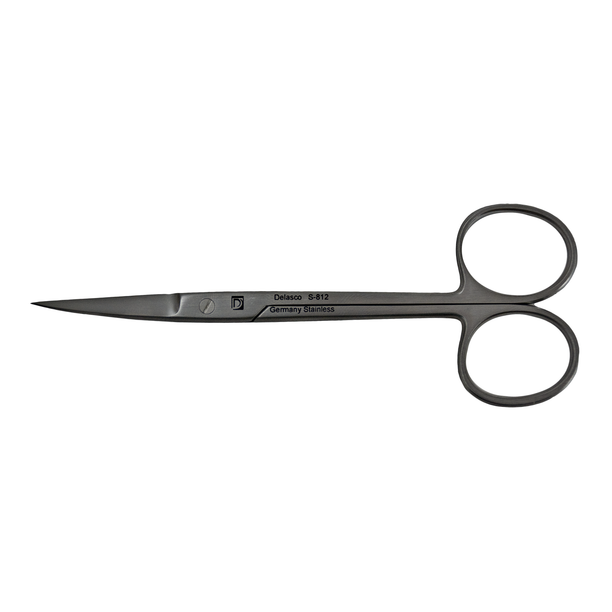 Delasco S-812 Wagner Scissors 4.75 in Curved 30mm Sharp/Sharp