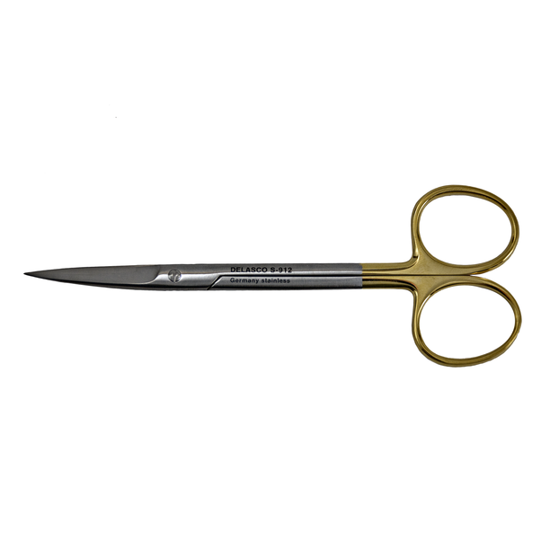 Delasco S-912 Wagner Scissors 4.75 in Curved 25mm Sharp/Sharp Tungsten Carbide
