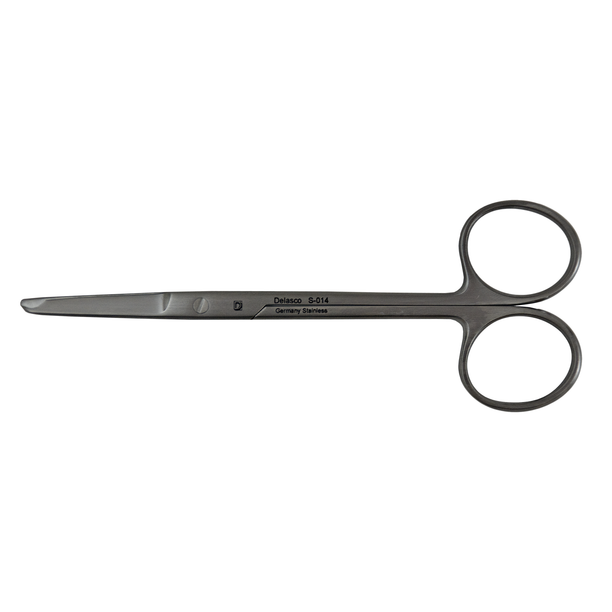 Delasco S-014 Littauer Suture Removal Scissors (12.5cm) 5", Light, Stainless Steel