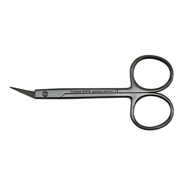 O'Brien suture scissors, angled w/sharp points