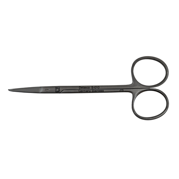 Delasco S-010 Spencer Suture Removal Scissors (11.5cm) 4 1/2", Fine, Stainless Steel