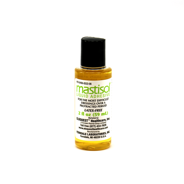 Eloquest 0496-0523-06 Mastisol Liquid Adhesive with Dispenser Cap, 2 fl oz Eloquest 0496-0523-06 Mastisol Liquid Adhesive with Dispenser Cap, 2 fl oz