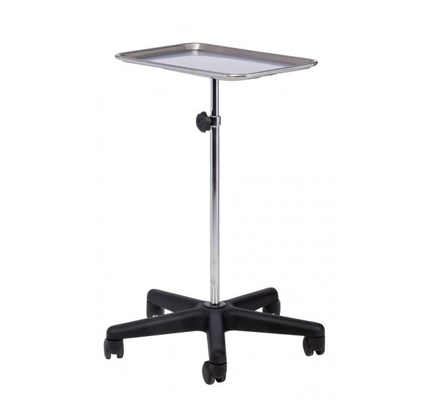 Mayo Stand on Wheels, Plastic Base