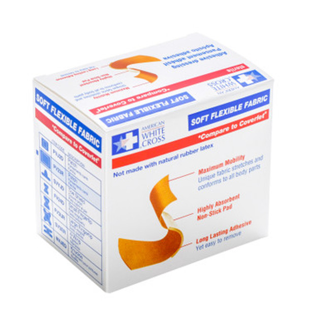 Soft Flexible Fabric Bandages, 2" x 3" Patch Soft Flexible Fabric Bandages, 2" x 3" Patch
