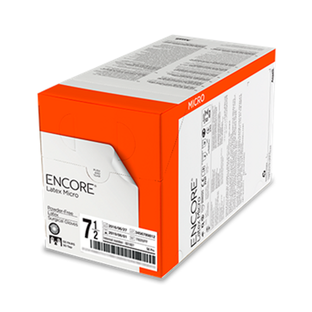 Ansell Encore Micro Latex Surgical Gloves, Box of 50 pair Ansell Encore Micro Latex Surgical Gloves, Box of 50 pair