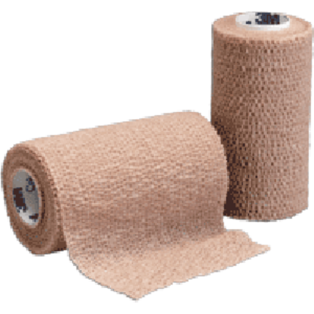 3M Coban 1584 Self-Adherent Wrap, Tan, 4" x 5 yds, Case of 18 3M Coban 1584 Self-Adherent Wrap, Tan, 4" x 5 yds, Case of 18