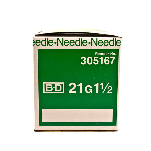BD 305167 PrecisionGlide 21 G x 1 1/2 in. Needle