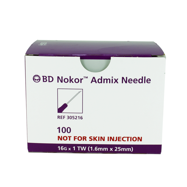 BD 305216 Nokor 16 G x 1 in. Thin Wall Needle