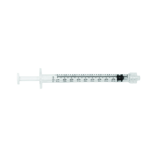Tuberculin Syringe 1mL Blister Pack Luer Lock Tip (1cc Syringe) Box/100 #  763000 Medigrative * Low Dead Space * MEDIGRATIVE1S