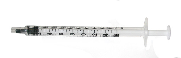 Exel 26048 1 ml Tuberculin Luer Slip Low Dead Space Plunger Syringe