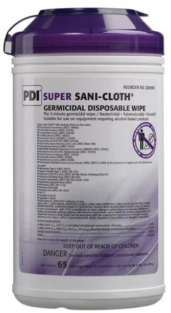 PDI P86984 Super Sani-Cloth Germicidal Disposable Cloth, XL