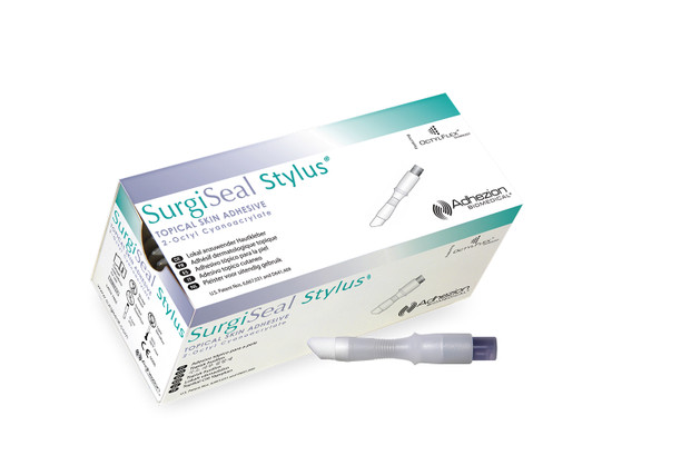 Adhezion Biomedical SS-050S SurgiSeal Stylus Topical Skin Adhesive (0.50ml), 12/Box