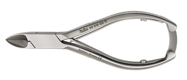 Miltex Nail Nipper 5.5 in Concave Double Spring