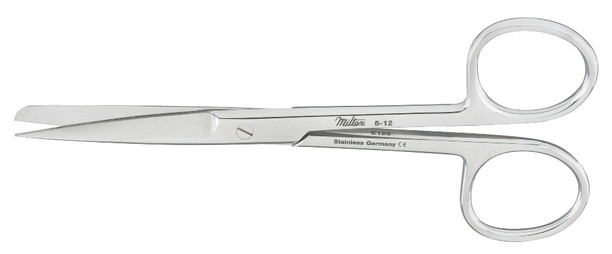 Operating Scissors, 4 1/2 in, Straight, Sharp/Blunt, by Miltex