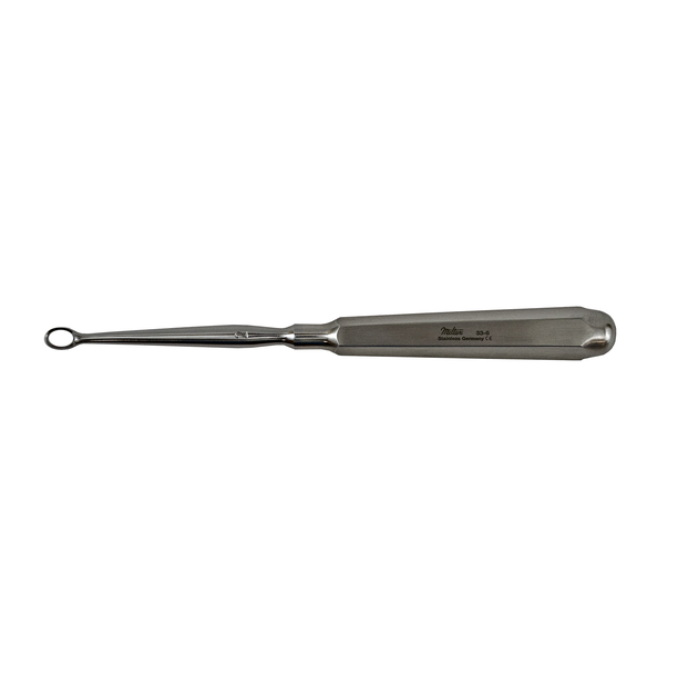 Piffard Dermal Curette, 6.25", Straight, Size 2, Sharp, by Miltex