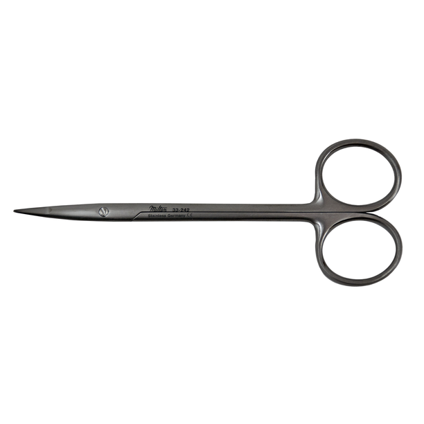 Undermining Scissors 4.5", Curved With Flat Pointed Tips, by Miltex