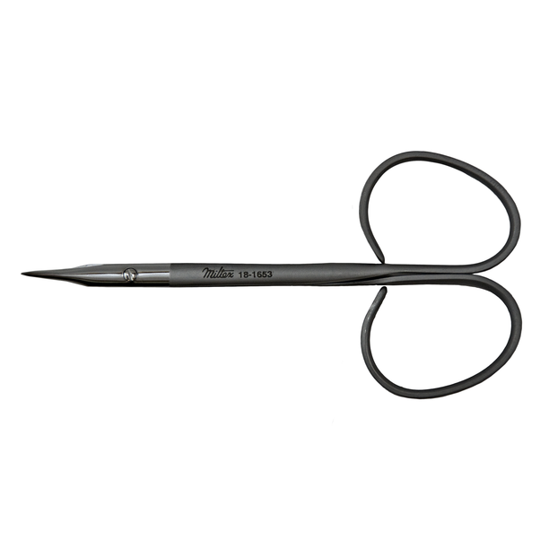 Gradle Ribbon Type Scissors 4", Curved, Sharp/Sharp Tips, by Miltex