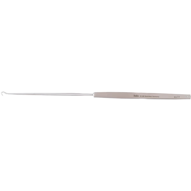 Miltex 21-88 Gillies Skin Hook 7" Shepherd's Hook, 4.2mm Dia., Sharp