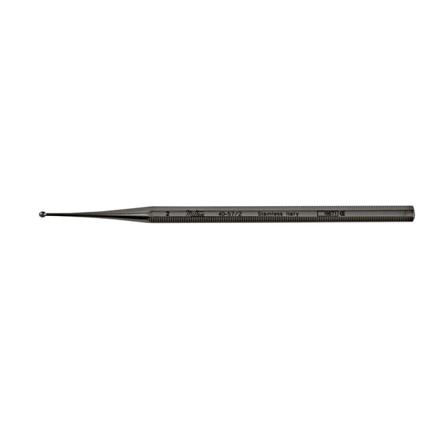 Curette Excavator 5 in, Single-Ended, 2mm Diameter, with Hole Item is not stocked. May take 2-4 weeks to ship. A 25% restocking fee for returns will apply.