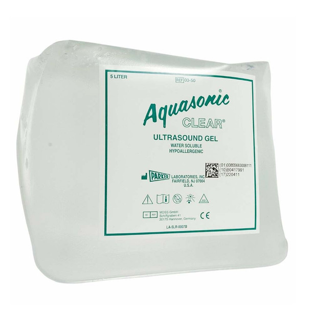 Parker 03-50 Aquasonic Clear Ultrasound Gel, 5 L