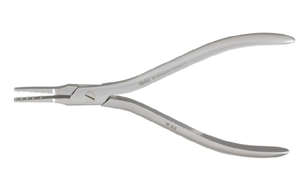 Platypus Nail Pulling Forceps 5.5 in, Straight, 4mm Wide Jaw by Miltex