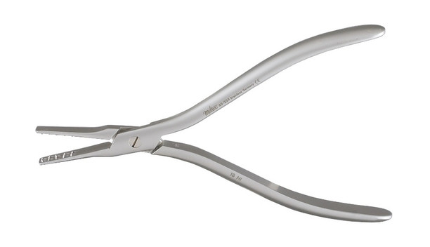 Miltex Platypus Nail Pulling Forceps 5.5 in, Straight, 6mm Wide Jaw
