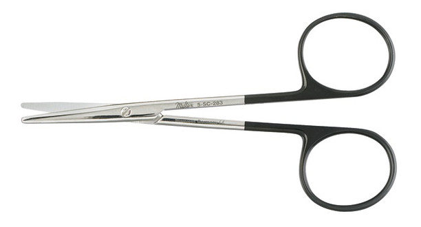 Miltex Metzenbaum Supercut Scissors, 4 1/2 in, Straight, Delicate, One Serrated Blade