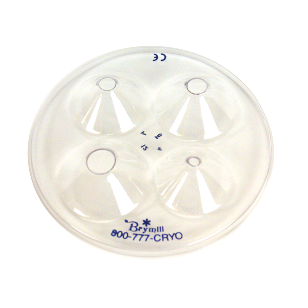 Brymill 303 Cryoplate with 4 conical openings: 4 mm, 7 mm, 9 mm and 12 mm