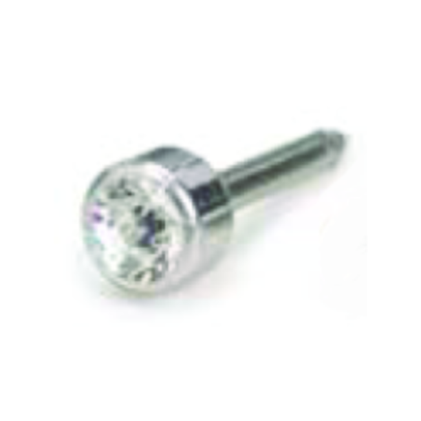 Blomdahl Earring Cassettes for use with Blomdahl Piercing Gun only, Silver Titanium Crystal, Box of 10 Blomdahl Earring Cassettes for use with Blomdahl Piercing Gun only, Silver Titanium Crystal, Box of 10