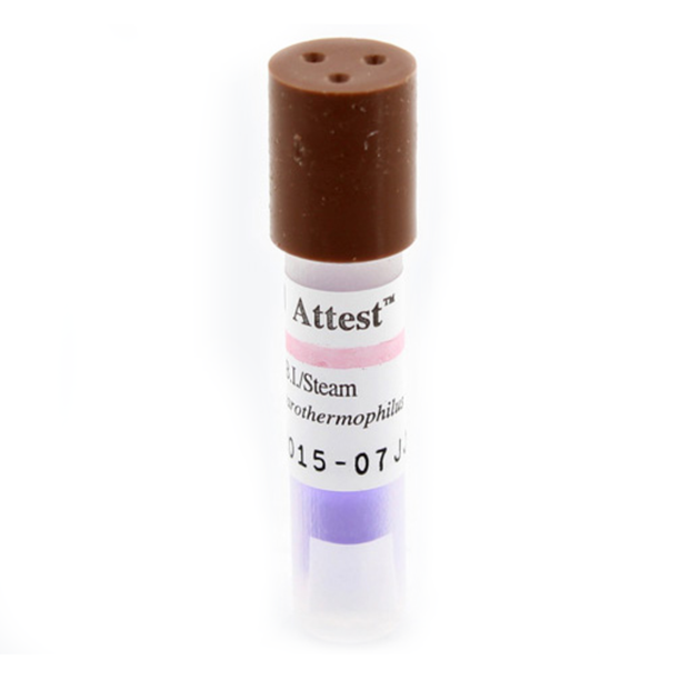 3M 1262P Attest Steam Biological Indicator, Box of 25
