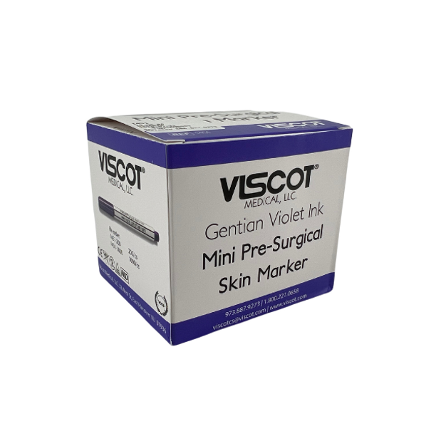 Gentian Violet Mini Skin Marker, Fine Tip, Non-Sterile, Container of 100 - Delasco Gentian Violet Mini Skin Marker, Fine Tip, Non-Sterile, Container of 100 - Delasco