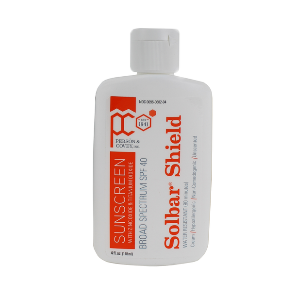 Person & Covey SolBar 14060 Shield Broad Spectrum, SPF 40, Titanium & Zinc, 4 oz each