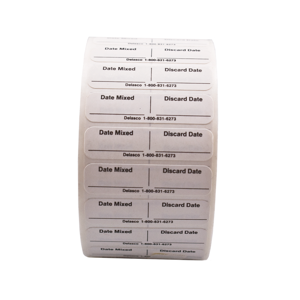 Mix Date and Discard Date Labels, Roll of 250 - Delasco