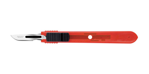 Swann Morton 05SM10 Safety Scalpel, Size 10, 25/Box Swann Morton 05SM10 Safety Scalpel, Size 10, 25/Box