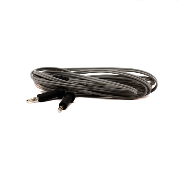 Delasco 26400 Bipolar forceps cord with connector for most electrosurgical units.