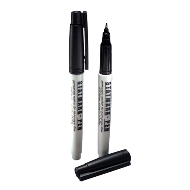 StatMark SMP-BK Ultrafine Pen, Permanent, Black, Box of 12