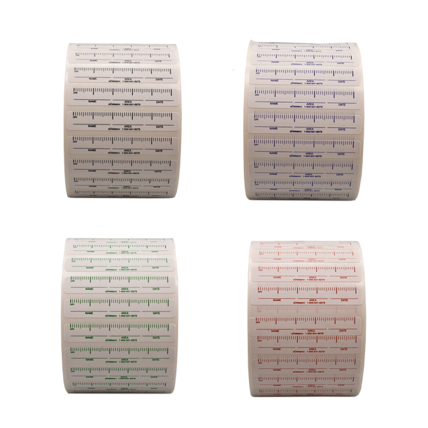 Delasco LP/A Photo Measuring Labels assorted Delasco LP/A Photo Measuring Labels assorted