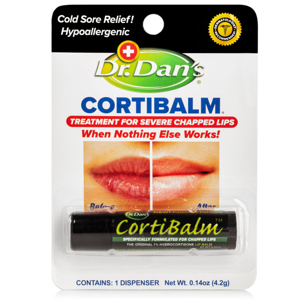 Dr. Dan's CortiBalm™ Medicated Lip Balm Dr. Dan's CortiBalm™ Medicated Lip Balm