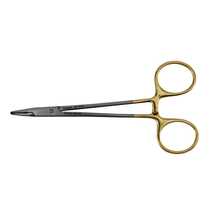 Delasco W-13CS Webster Needle Holder 5 in Straight 2 mm Serrated Tungsten Carbide {product.image.alt}}