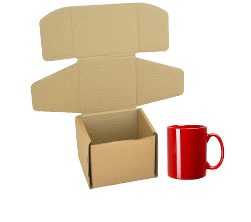 Mug Box For Storage or Shipping 110mm x 111mm x 94mm (50 per pack) (824884)