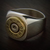 Men's Marksman Bullet Ring in Stainless Steel