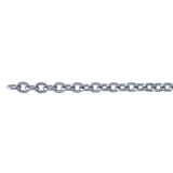 2.4mm Flat Oval Cable Link Chain Stainless Steel Necklace