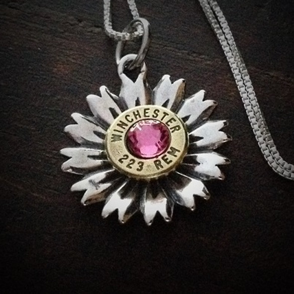 Flower Bullet Necklace