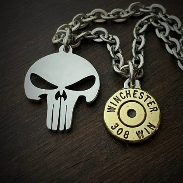 Punisher Bullet Necklace