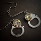 Handcuff Bullet Earrings